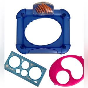 Hasbro Spirograph Design Kit Built in Storage 7 Gears Pink Blue Girls Boys Draw